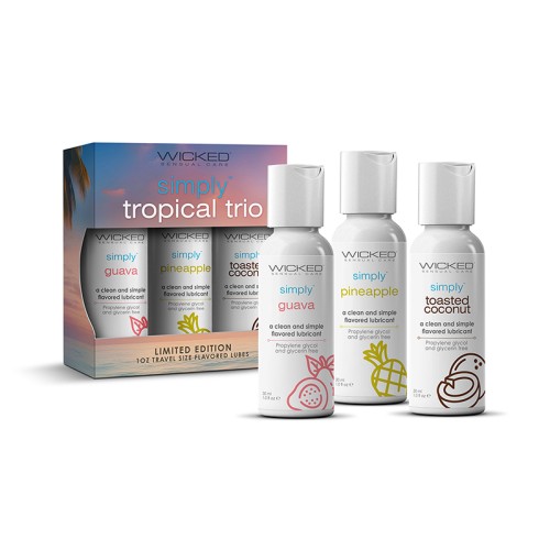 Wicked Simply Aqua Tropical Trio Lubricants