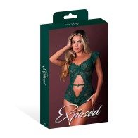 Magic Silk Evermore Cutout Romper - Elegant Seduction