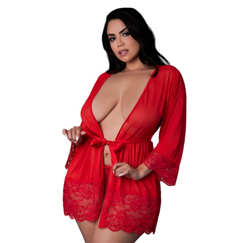 Magic Silk Sugar High Robe for Elegant Seduction