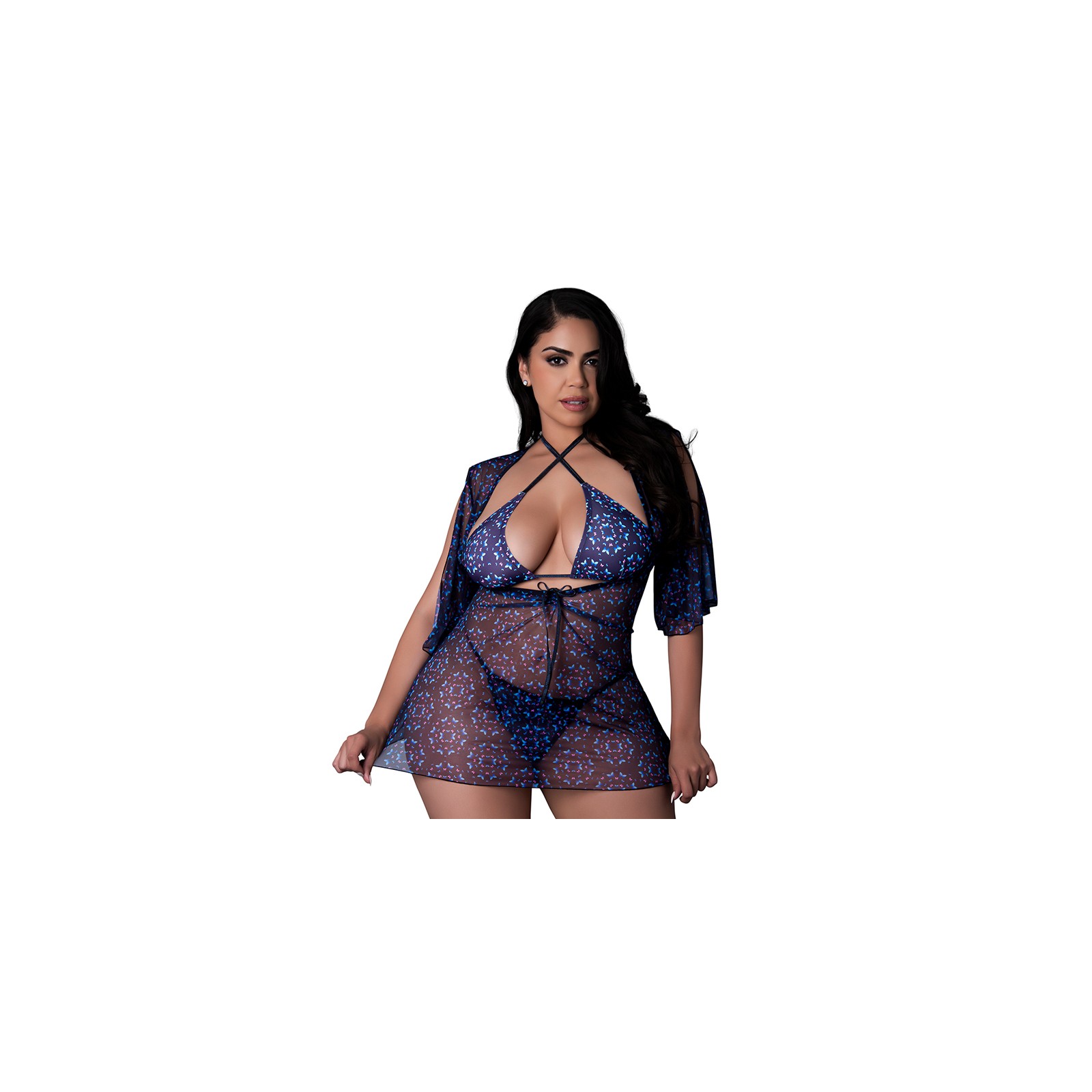 Conjunto de Lencería Magic Silk Hazy Dayz