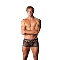 Love Star Men's Mesh Shorts with Ring for Comfort