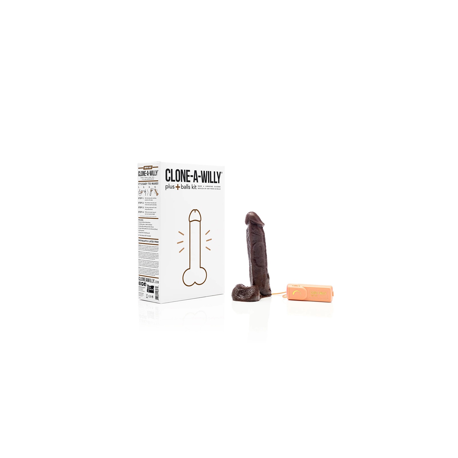 Kit de Dildo Clone-A-Willy Plus con Testículos