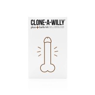 Kit de Dildo Clone-A-Willy Plus con Testículos