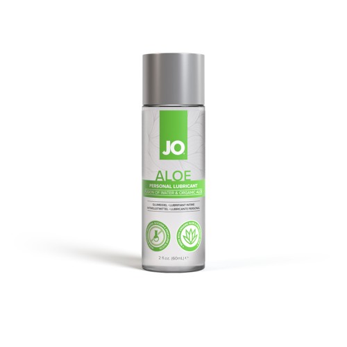 Lubricante a Base de Agua JO Aloe de 2 oz para Confort