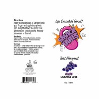 Smack Tarts Lickable Sour Grape Lube 4 oz.