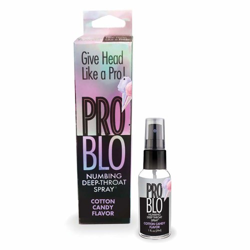 Pro Blo Numbing Deep Throat Spray Cotton Candy