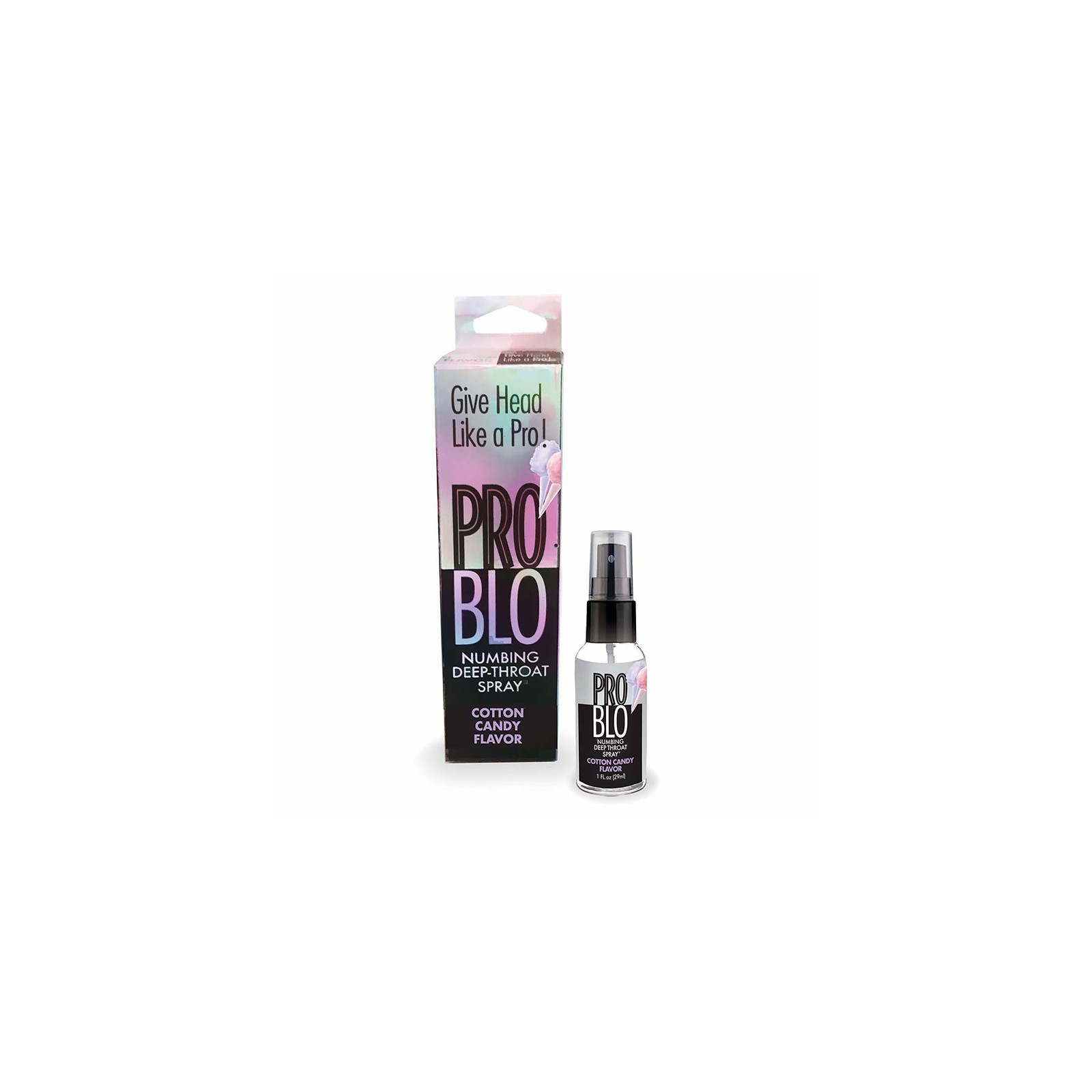 Pro Blo Numbing Deep Throat Spray Cotton Candy