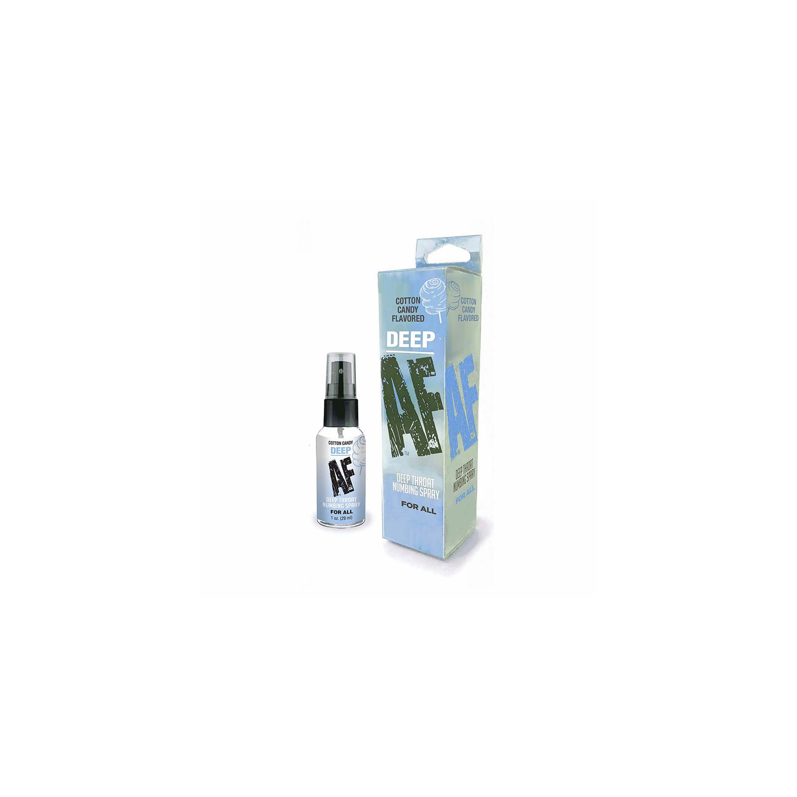 Deep AF Spray Numbing para Garganta Cotton Candy 1 oz.