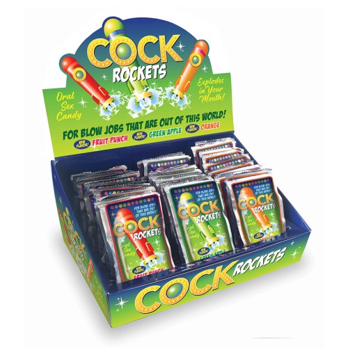 Cock Rockets Assorted Flavor Candy for Sweet Oral Pleasure