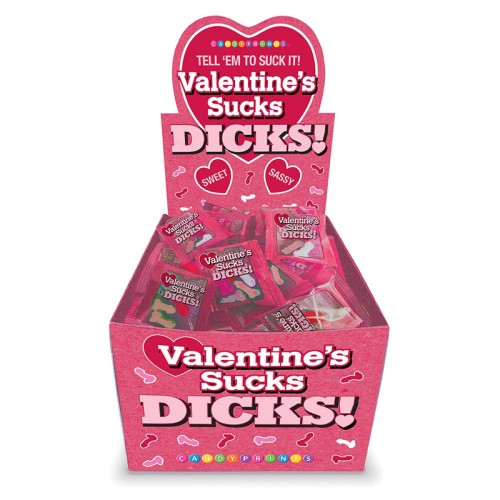 Valentine's Sucks Dicks Candy Display