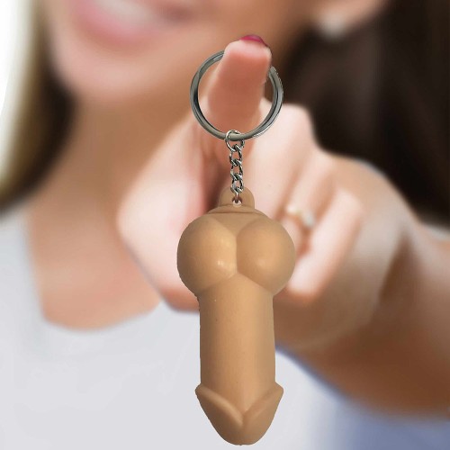 Super Fun Key Chain Squishy Penis - Cheeky Accessory