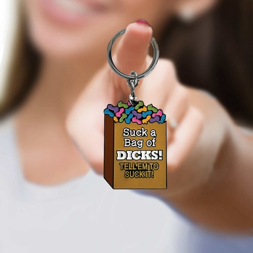 Llave Divertida Suck a Bag of Dicks - Diversión Juguetona