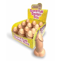 12-Piece Display of Stress Penis Toys