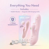 Play With Me Fairy Flutter Pink - Ultimate Rabbit Massager