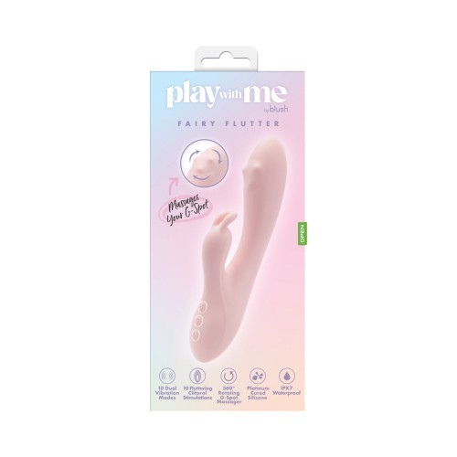 Play With Me Fairy Flutter Pink - Ultimate Rabbit Massager