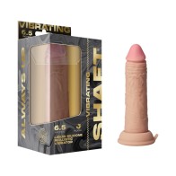 Dildo de Silicona Vibrante Modelo J 6.5 in.