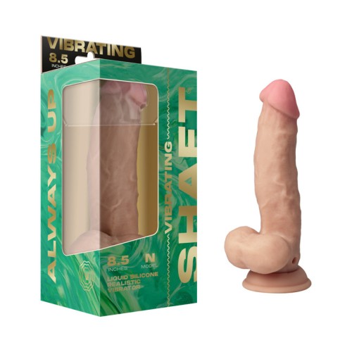 Shaft Vibrating Model N Dual Density Silicone Dildo