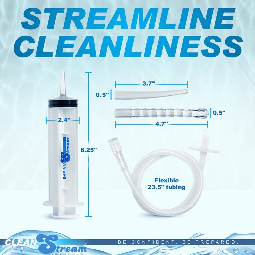 CleanStream Enema Syringe for Hygiene