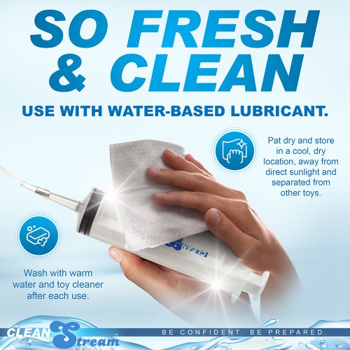 CleanStream Enema Syringe for Hygiene