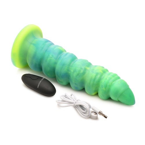 Creature Cocks Squirmer Thrusting & Vibrating Silicone Dildo