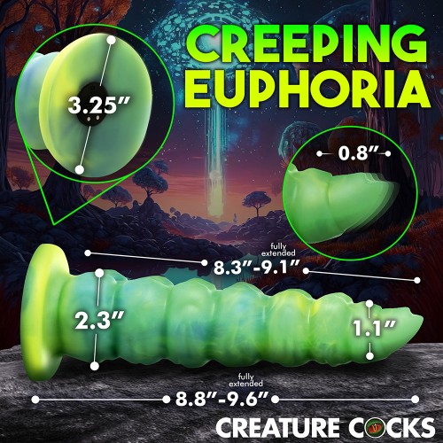 Creature Cocks Squirmer Thrusting & Vibrating Silicone Dildo