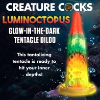 Creature Cocks Glow-in-the-Dark Tentacle Dildo for Adventurous Play