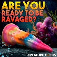 Creature Cocks Glow-in-the-Dark Tentacle Dildo for Adventurous Play