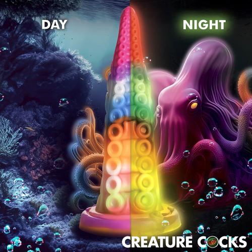 Creature Cocks Glow-in-the-Dark Tentacle Dildo for Adventurous Play