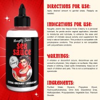 Naughty Jane's Sex Sauce Extra Creamy Lubricant