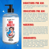 Sex Sauce de Naughty Jane - Mejor Lubricante Natural