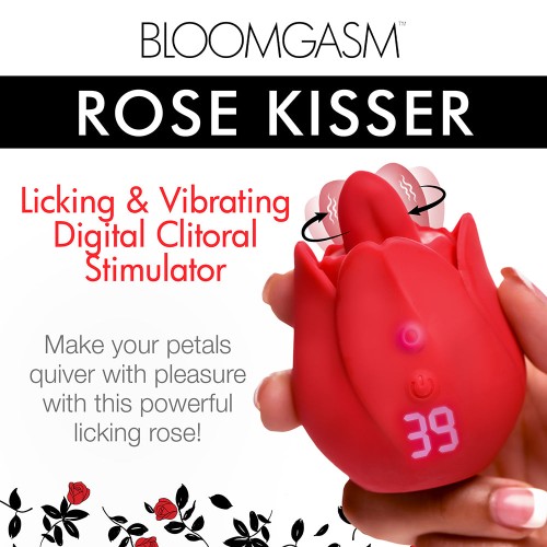 Bloomgasm Rose Kisser - Licking & Vibrating Clitoral Stimulator