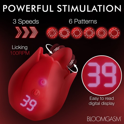 Bloomgasm Rose Kisser - Licking & Vibrating Clitoral Stimulator