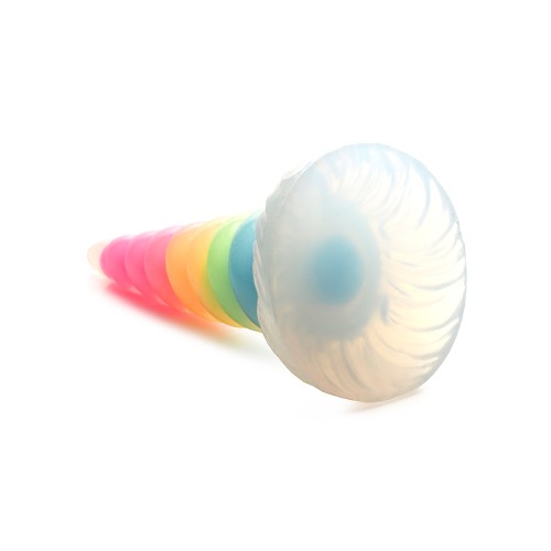 Creature Cocks Uni-Glow Glow-in-the-Dark Rainbow Dildo