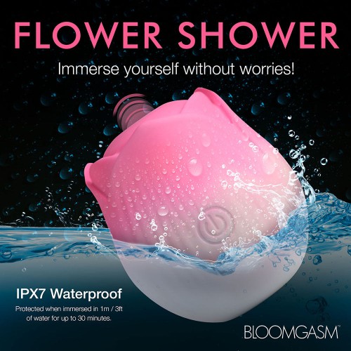 Bloomgasm Pulsing Petals Rose Stimulator Pink