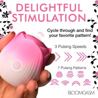 Bloomgasm Pulsing Petals Rose Stimulator Pink