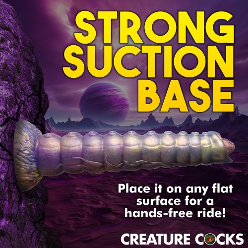 Creature Cocks Deep Invader Tentacle Ovipositor Silicone Dildo with Eggs