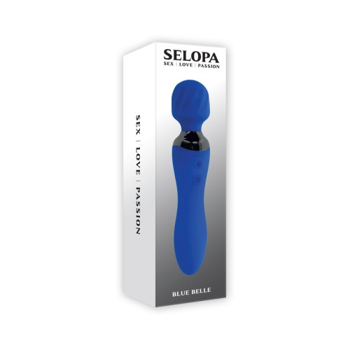 Vibrador de Varita de Doble Extremo Recargable Elegante para Placer Intenso