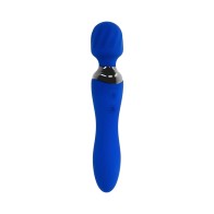 Vibrador de Varita de Doble Extremo Recargable Elegante para Placer Intenso