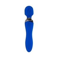 Vibrador de Varita de Doble Extremo Recargable Elegante para Placer Intenso