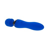 Vibrador de Varita de Doble Extremo Recargable Elegante para Placer Intenso