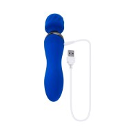 Stylish Rechargeable Dual-Ended Wand Vibrator for Intense Pleasure