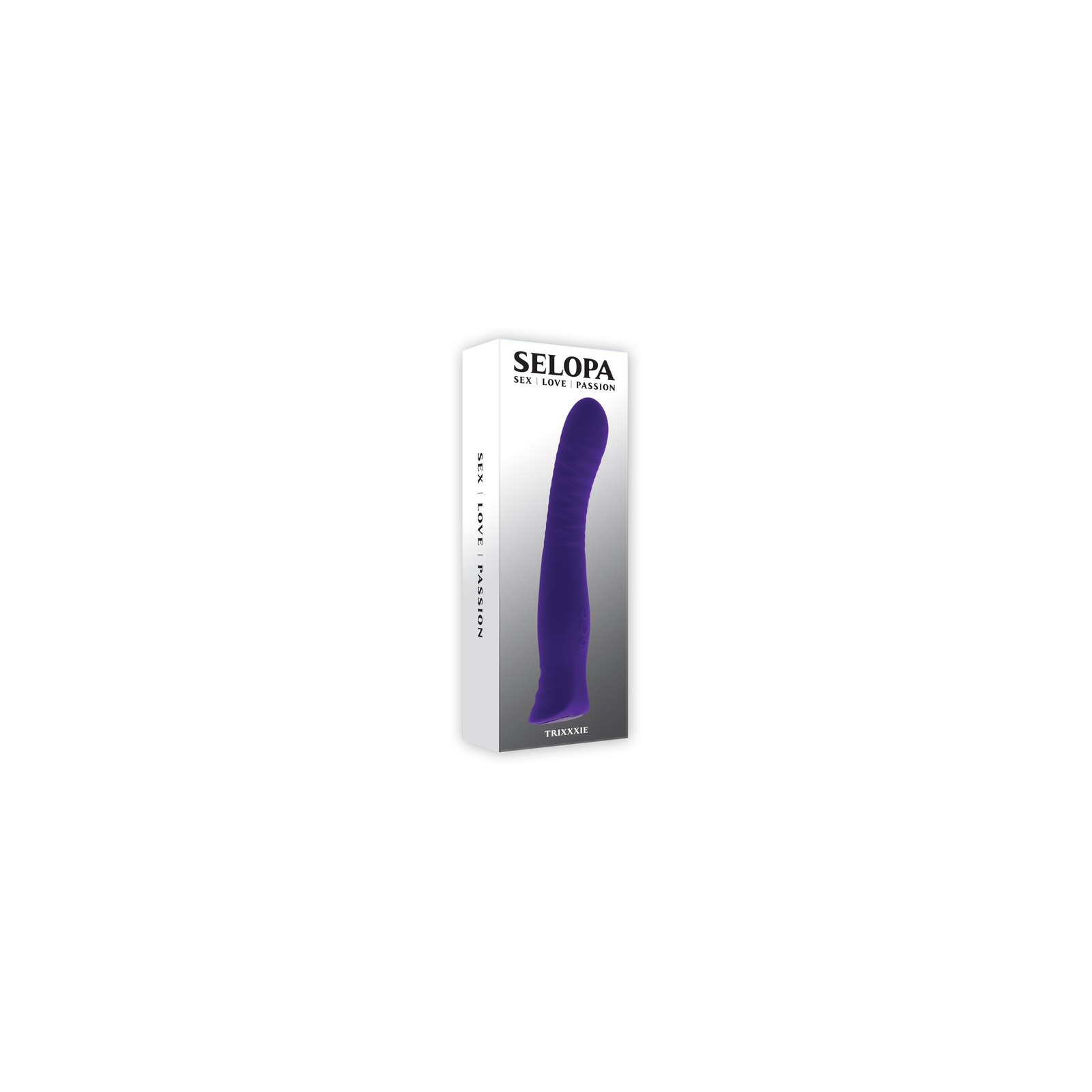 Vibrador de Silicona Recargable Selopa Trixxxie Púrpura