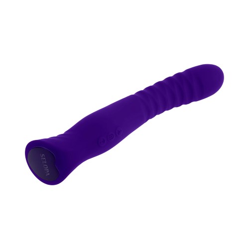 Selopa Trixxxie Rechargeable Silicone Vibrator Purple