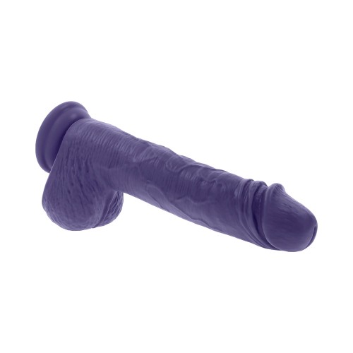 Dildo Recargable Evolved Pleasure Rider con Control Remoto Púrpura