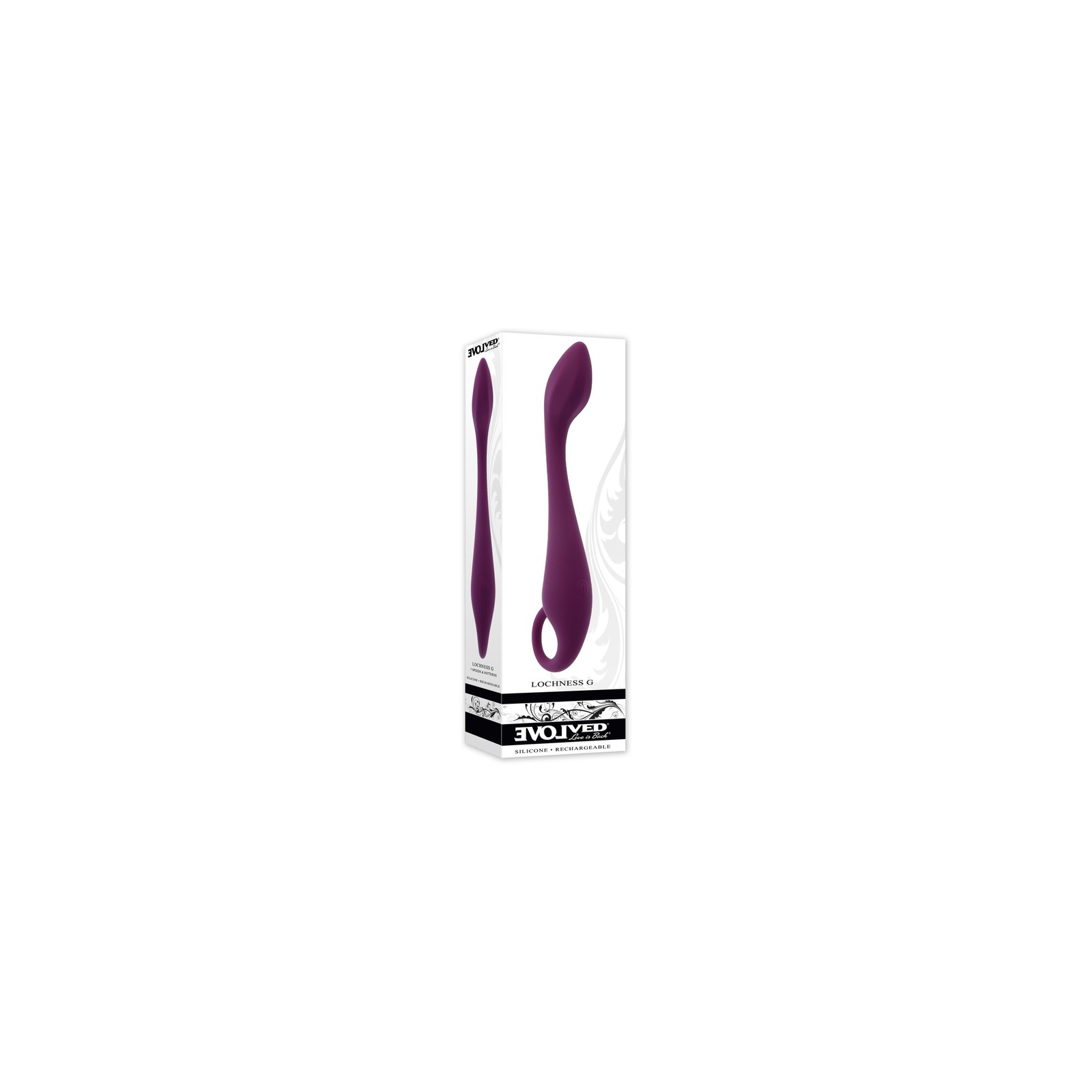 Evolved Lochness G Rechargeable Vibrator for G-Spot Pleasure