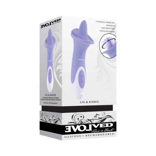 Vibrador Recargable Lix & Kisses de Evolved