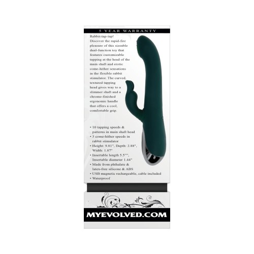 Evolved Rabbit Tap Tap Vibrating Dual Stimulator for Intense Pleasure