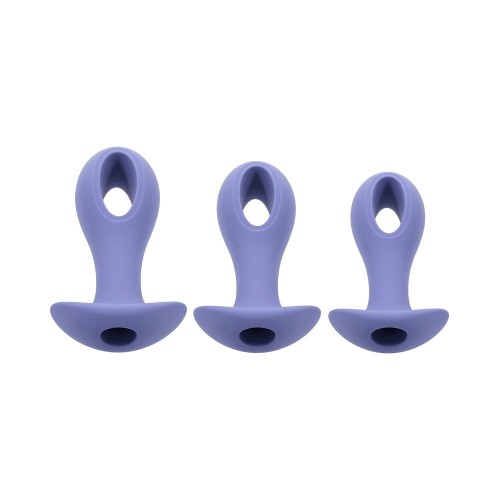 Evolved Hole Punch Plug Set Rechargeable Purple