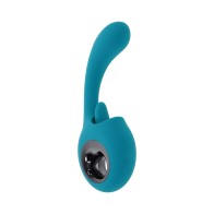 Evolved How Many Licks Rechargeable Teal - Vibrant Pleasure