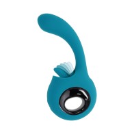 Evolved How Many Licks Rechargeable Teal - Vibrant Pleasure